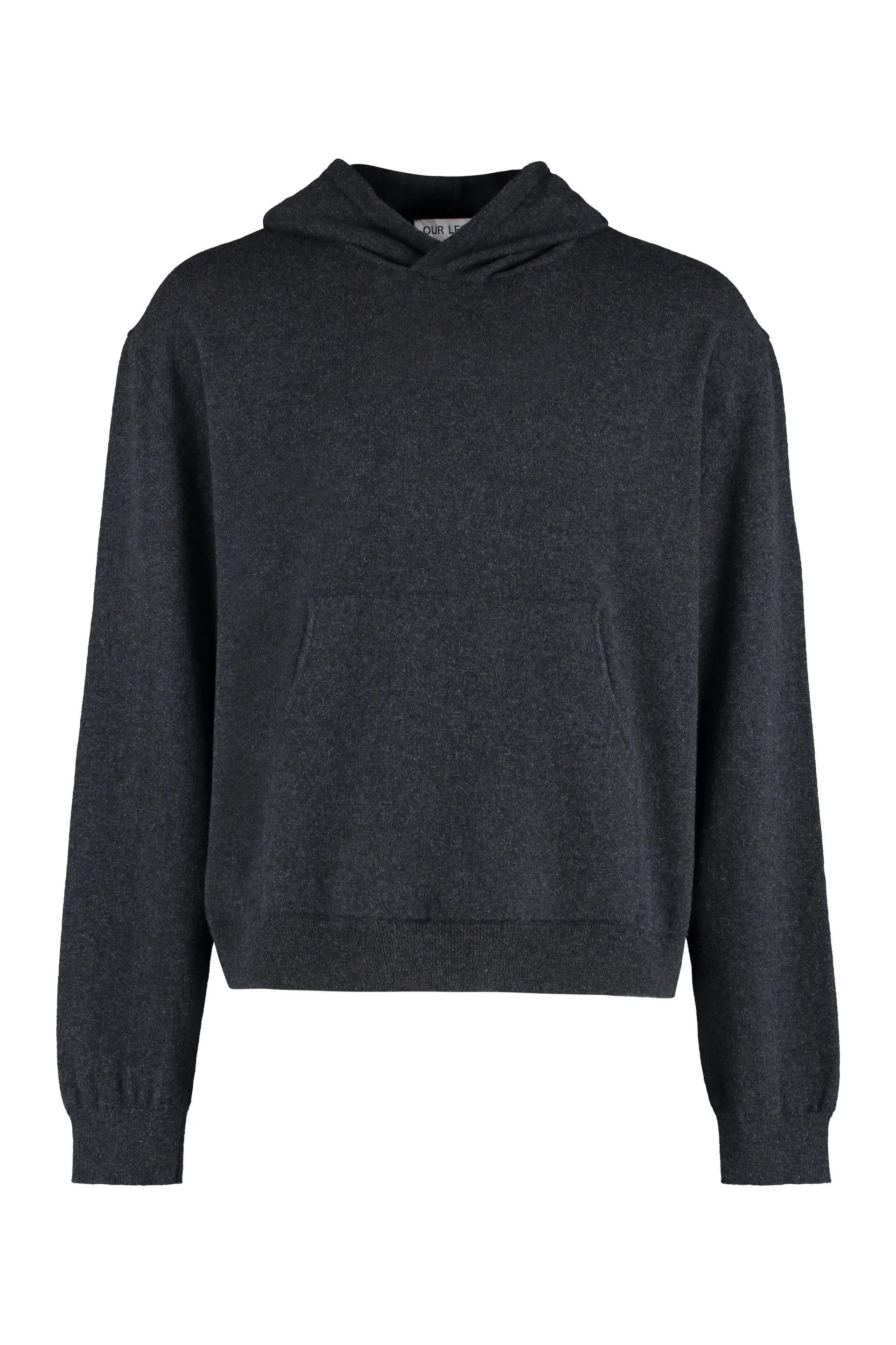 Hooded wool sweater
