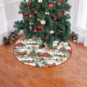 Horses Christmas Tree Skirt - Fuly29