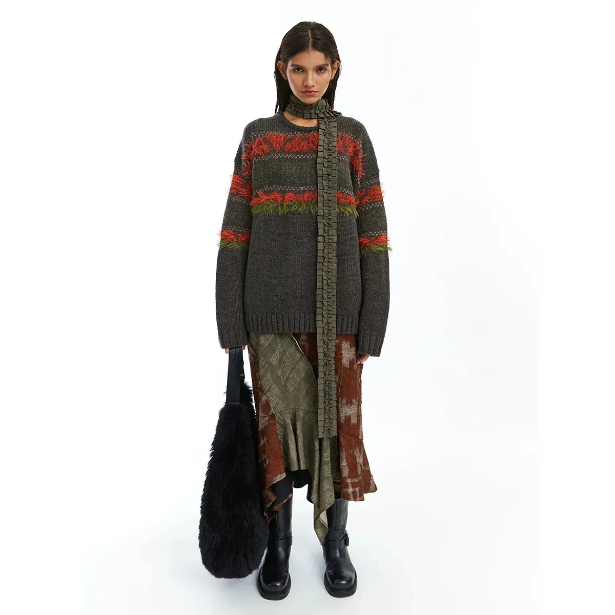 Icelandic Knit Crew Sweater