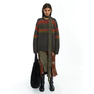 Icelandic Knit Crew Sweater