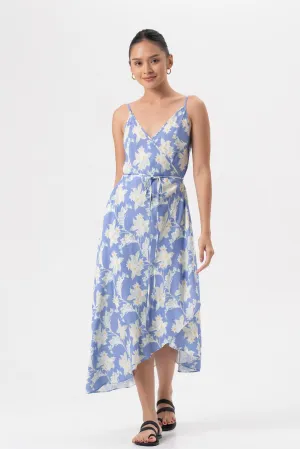 Ilona Wrapped Dress Light Blue