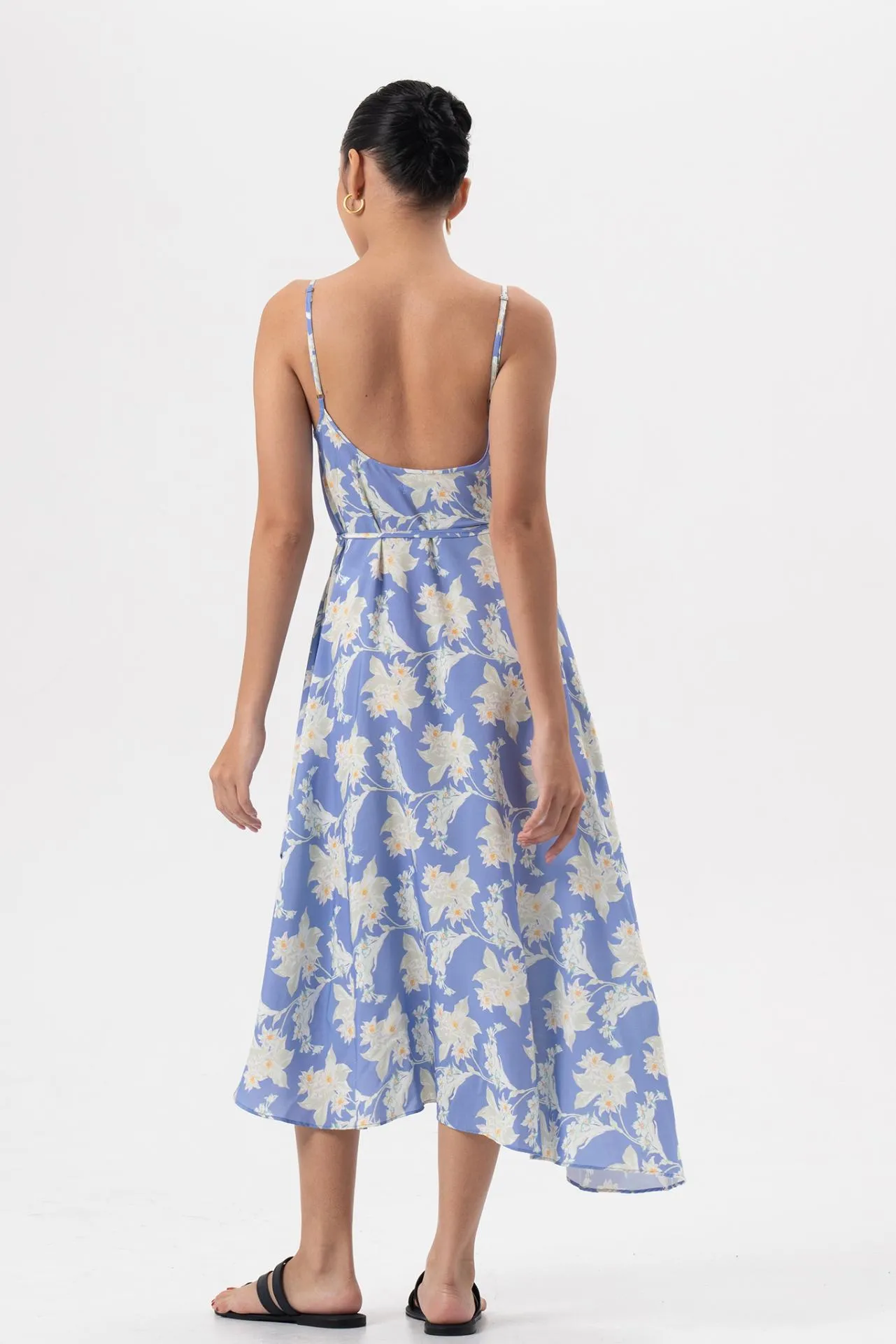 Ilona Wrapped Dress Light Blue