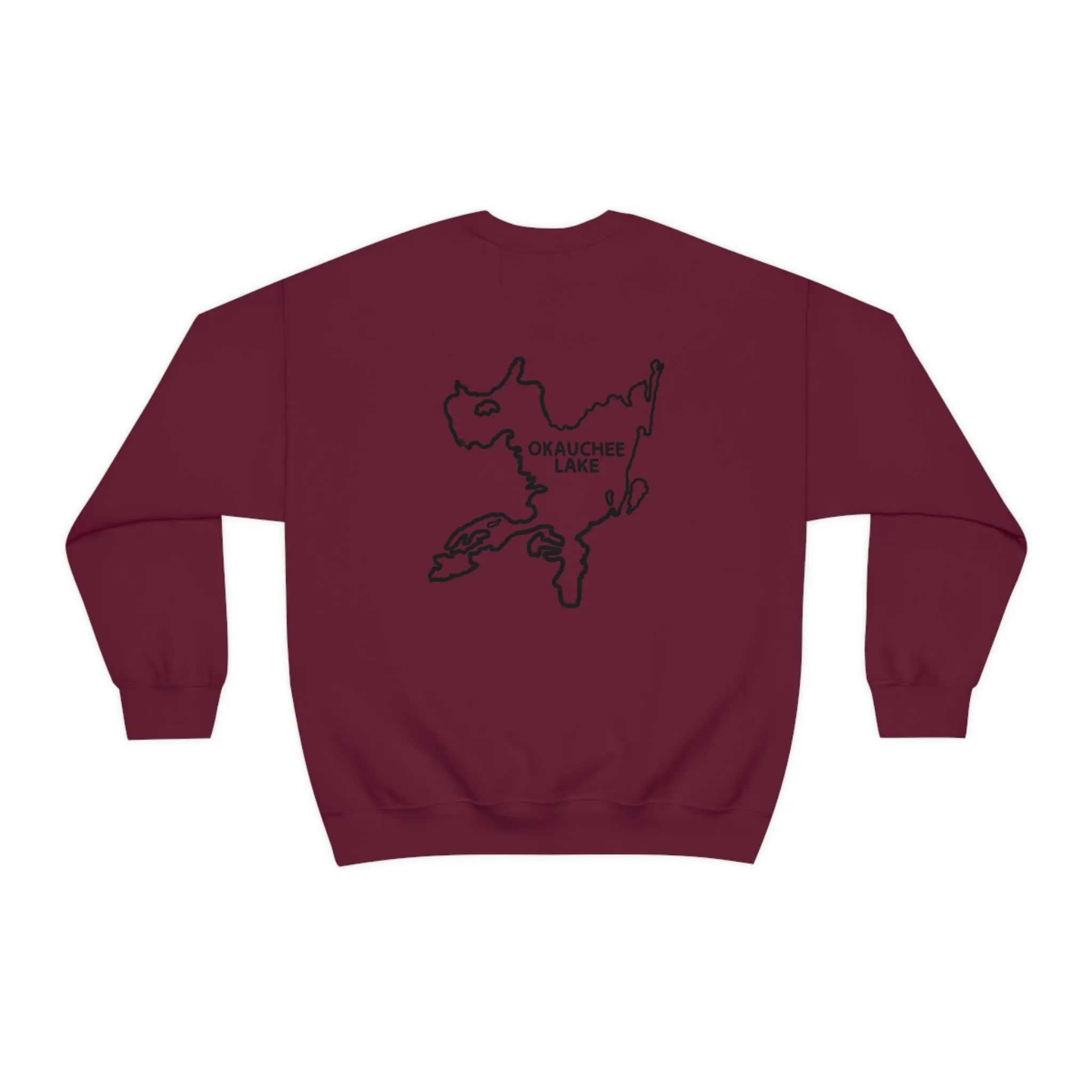 Inner Tube Girl - Okauchee Lake Unisex Heavy Blend™ Crewneck Sweatshirt