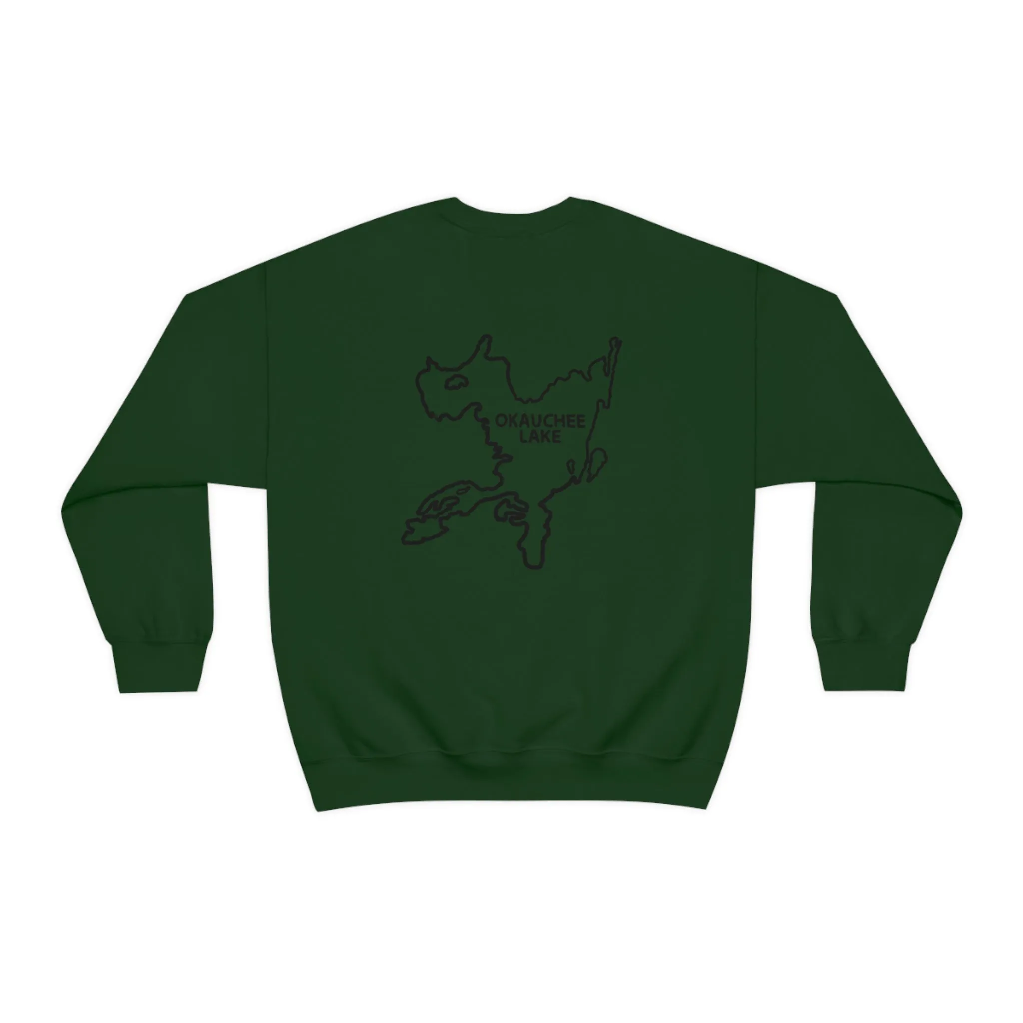 Inner Tube Girl - Okauchee Lake Unisex Heavy Blend™ Crewneck Sweatshirt
