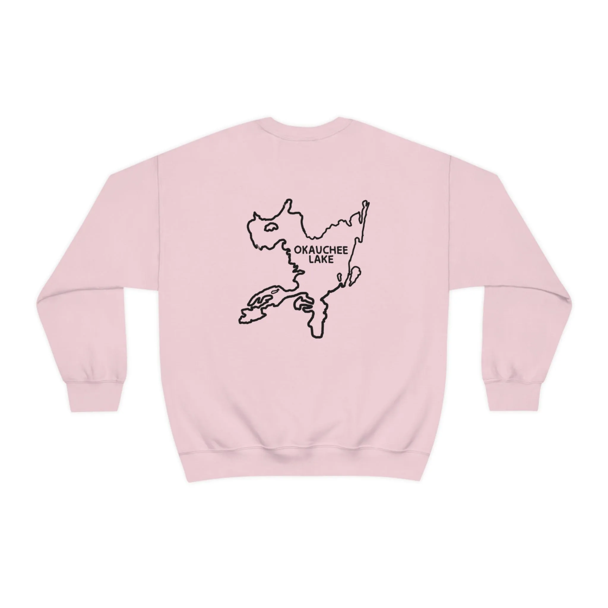 Inner Tube Girl - Okauchee Lake Unisex Heavy Blend™ Crewneck Sweatshirt