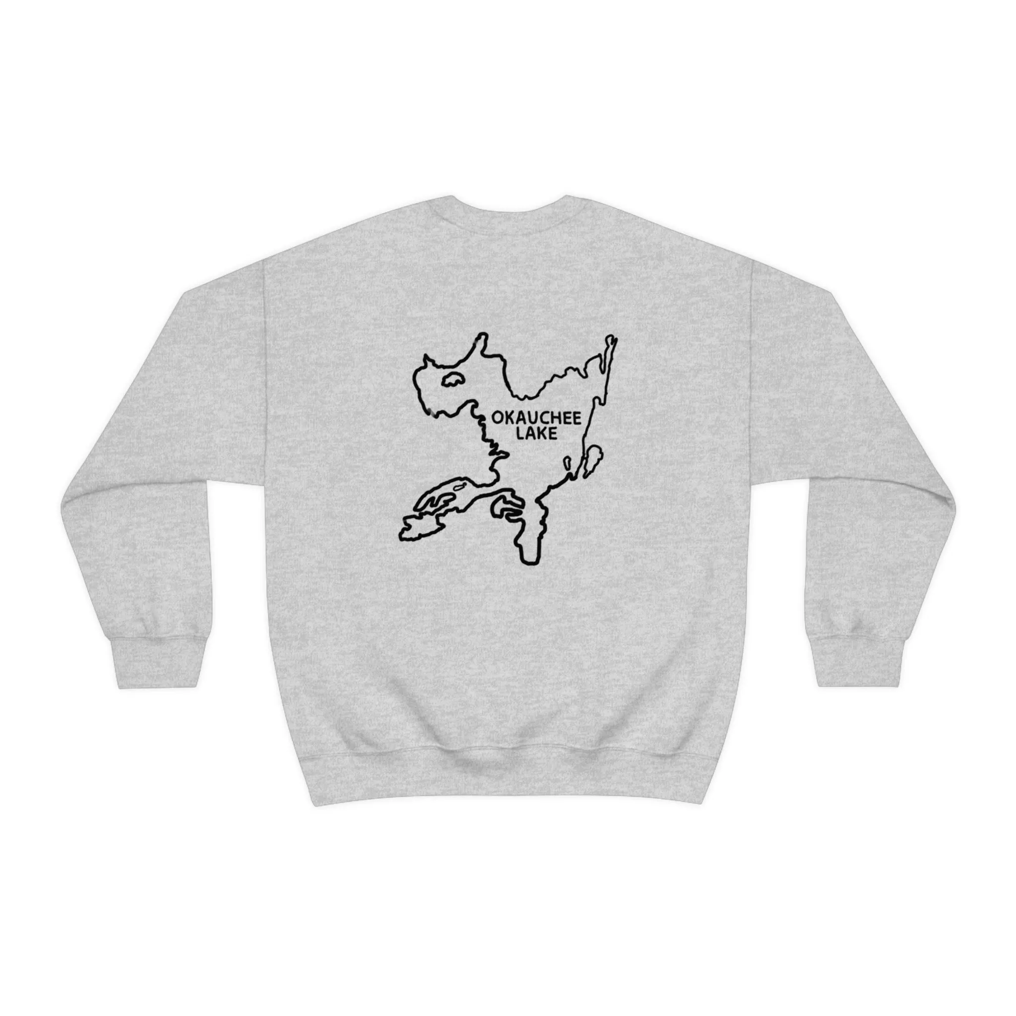 Inner Tube Girl - Okauchee Lake Unisex Heavy Blend™ Crewneck Sweatshirt