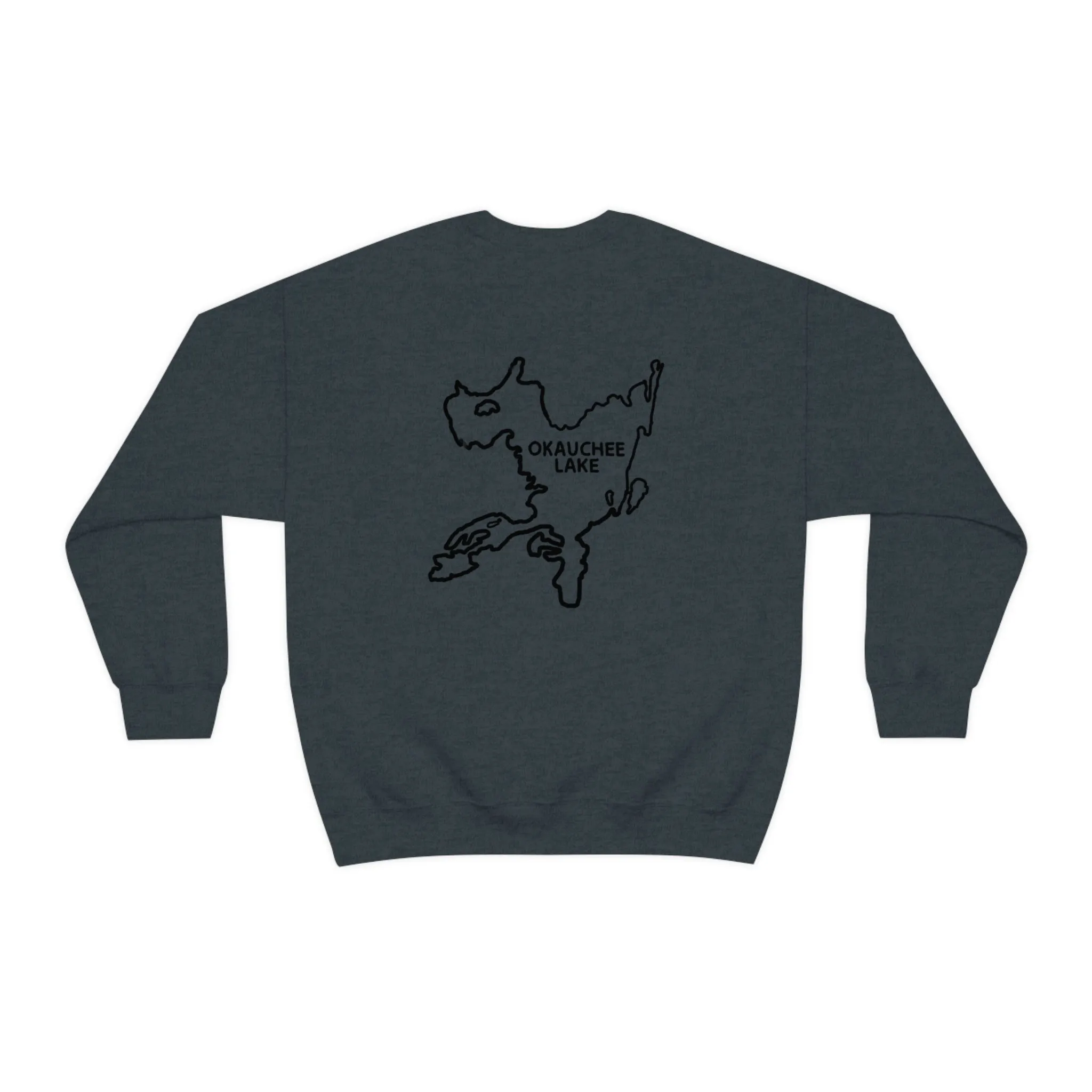 Inner Tube Girl - Okauchee Lake Unisex Heavy Blend™ Crewneck Sweatshirt