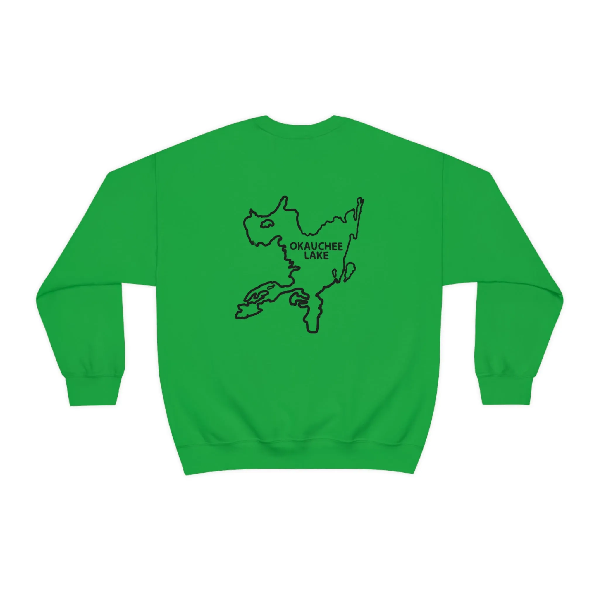 Inner Tube Girl - Okauchee Lake Unisex Heavy Blend™ Crewneck Sweatshirt