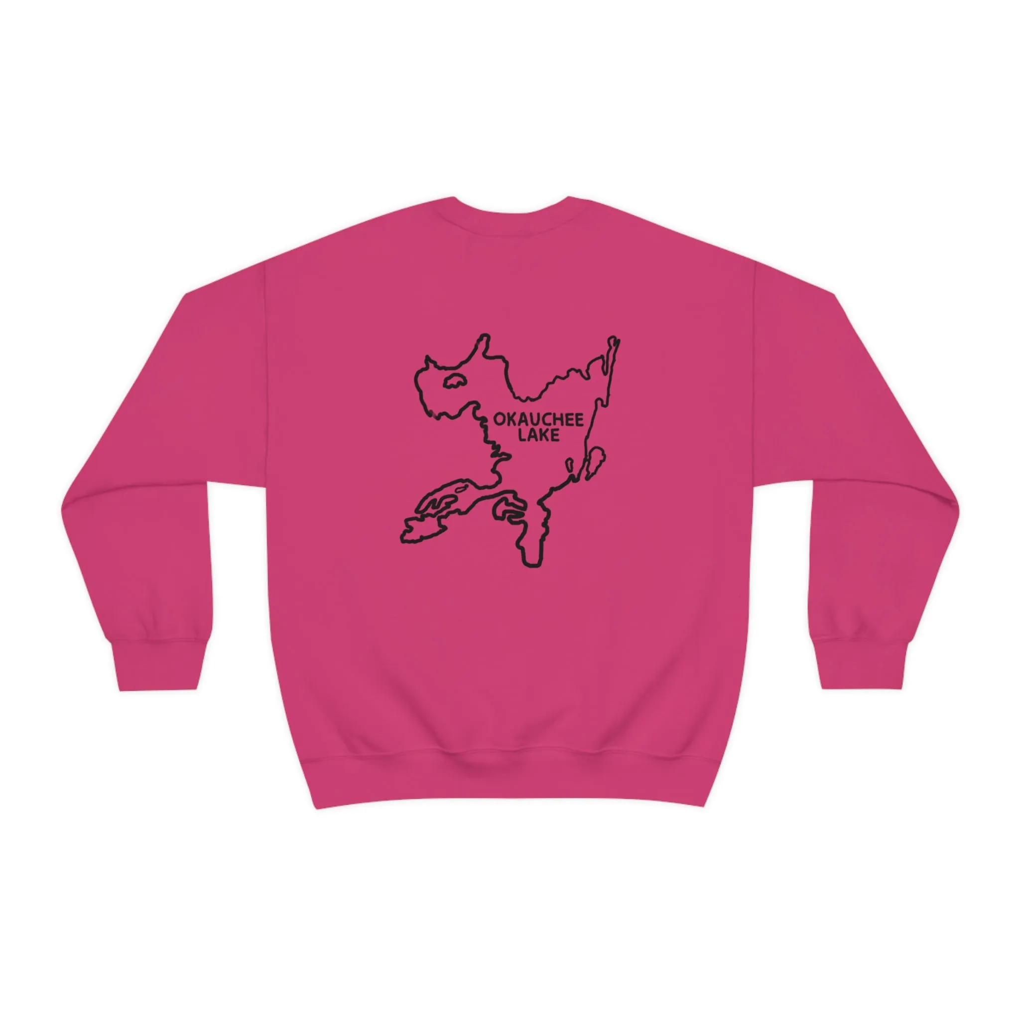 Inner Tube Girl - Okauchee Lake Unisex Heavy Blend™ Crewneck Sweatshirt