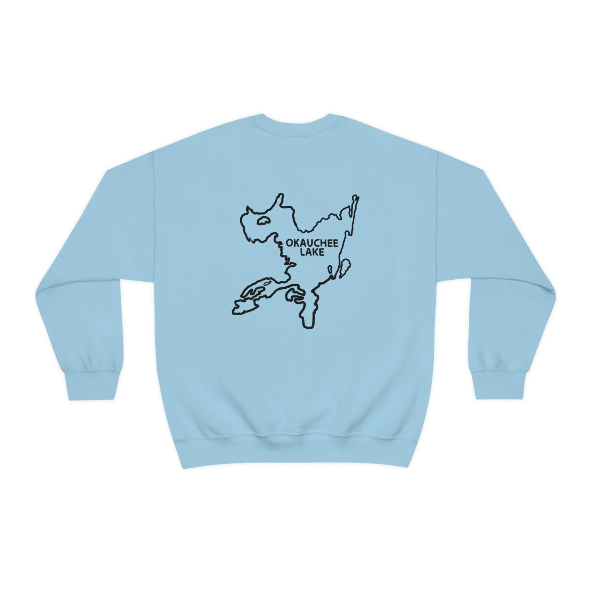 Inner Tube Girl - Okauchee Lake Unisex Heavy Blend™ Crewneck Sweatshirt