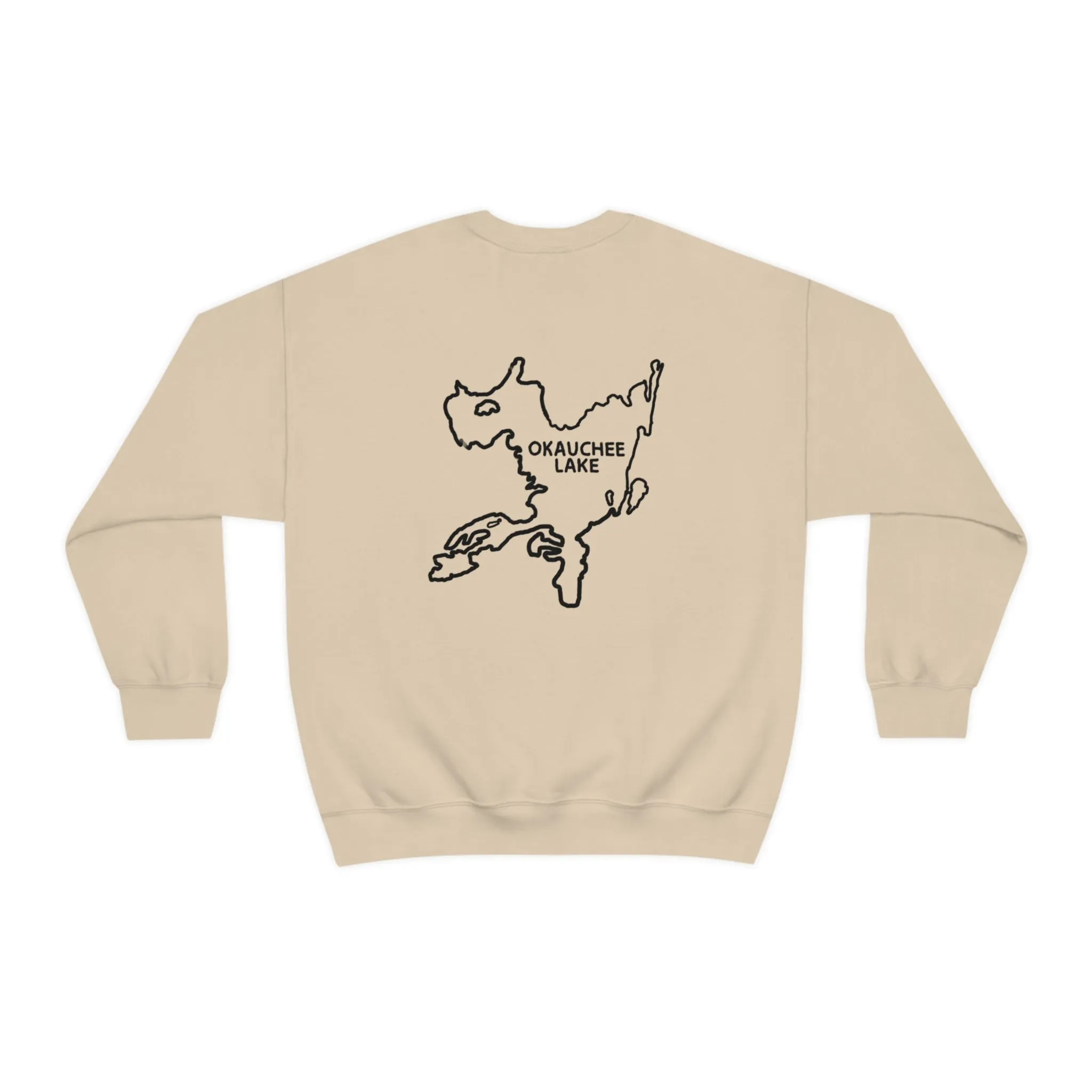 Inner Tube Girl - Okauchee Lake Unisex Heavy Blend™ Crewneck Sweatshirt