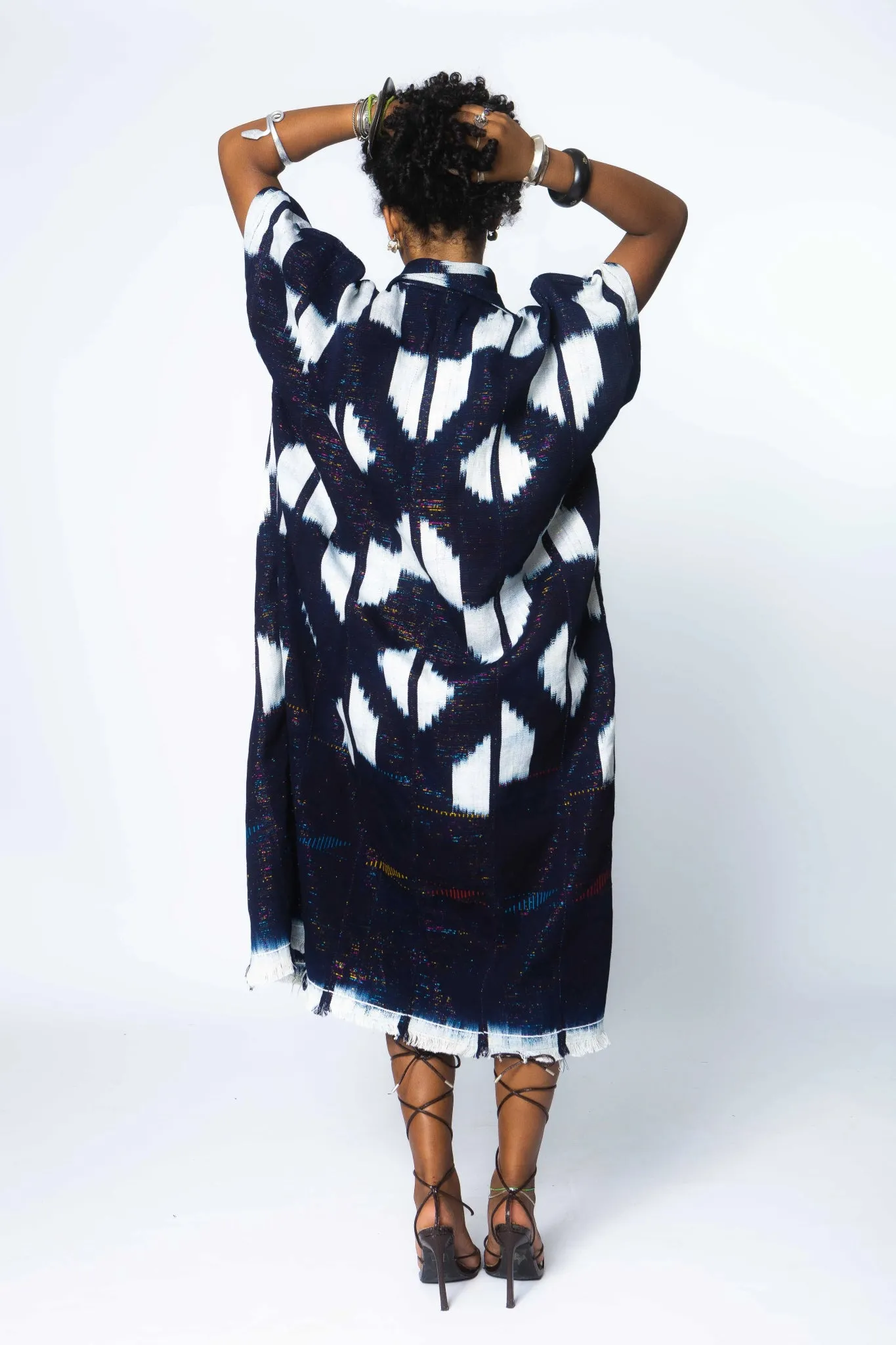 Intergalactic Assymmetrical Collar Dress