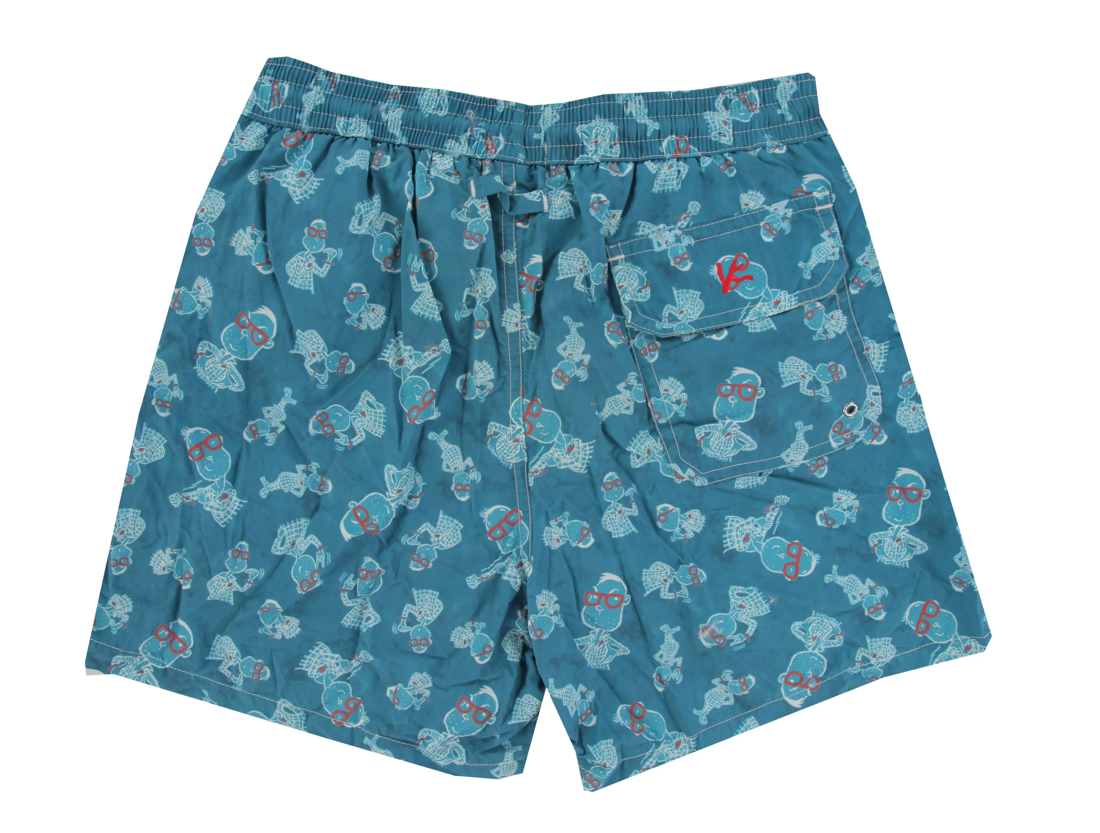 Isaia Blue Swim Shorts