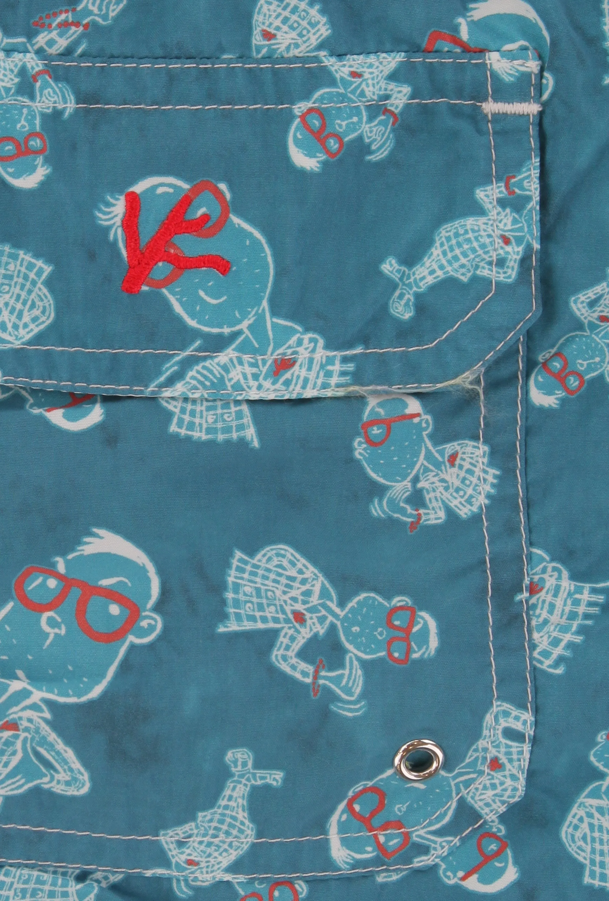 Isaia Blue Swim Shorts