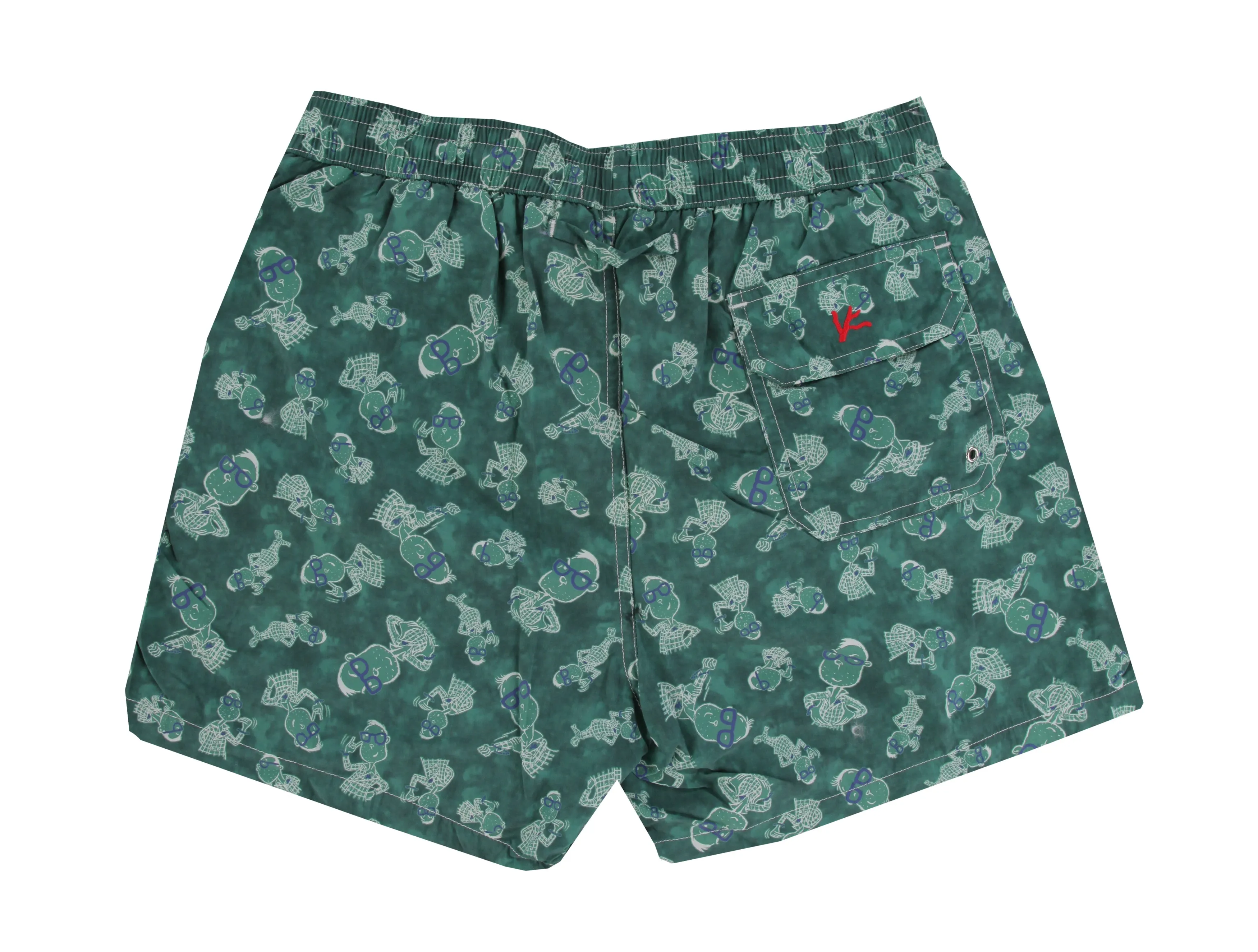 Isaia Green Swim Shorts