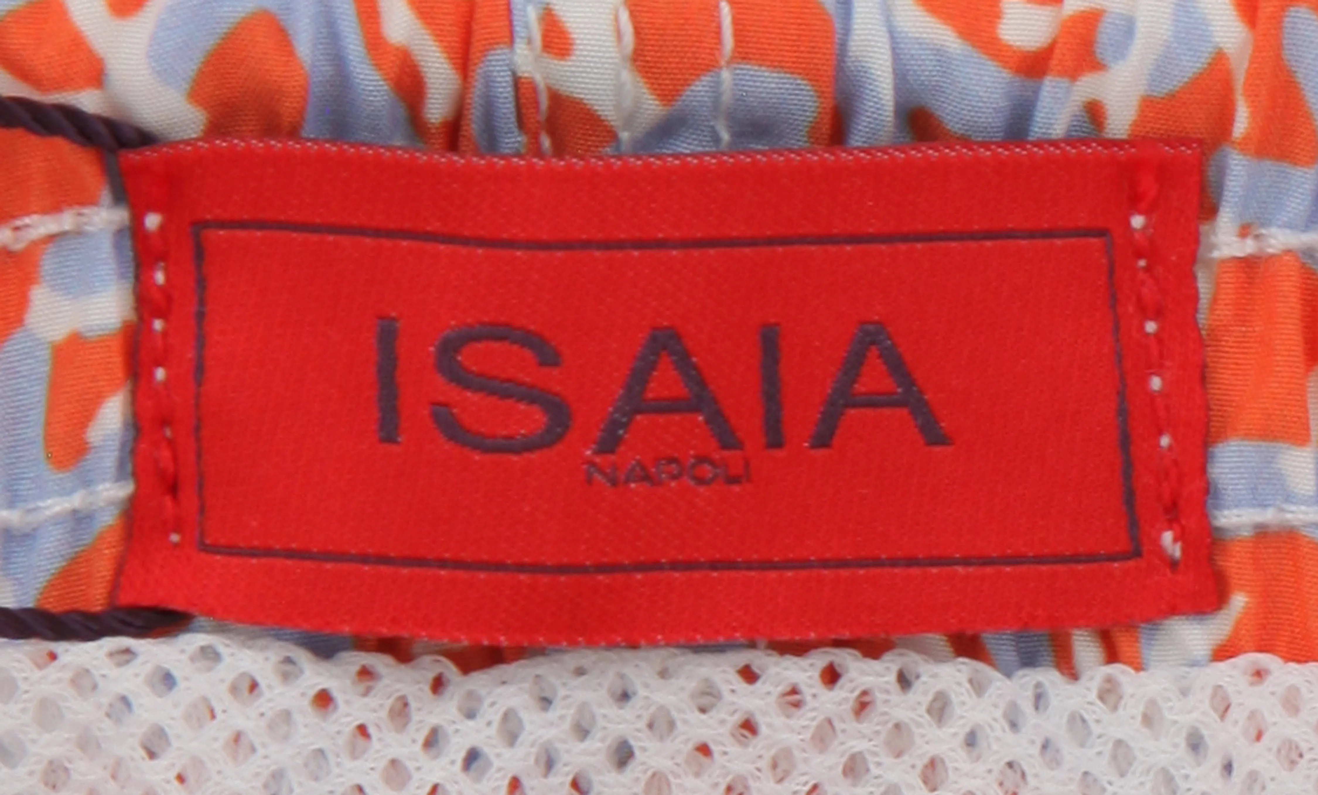 Isaia Orange Swim Shorts