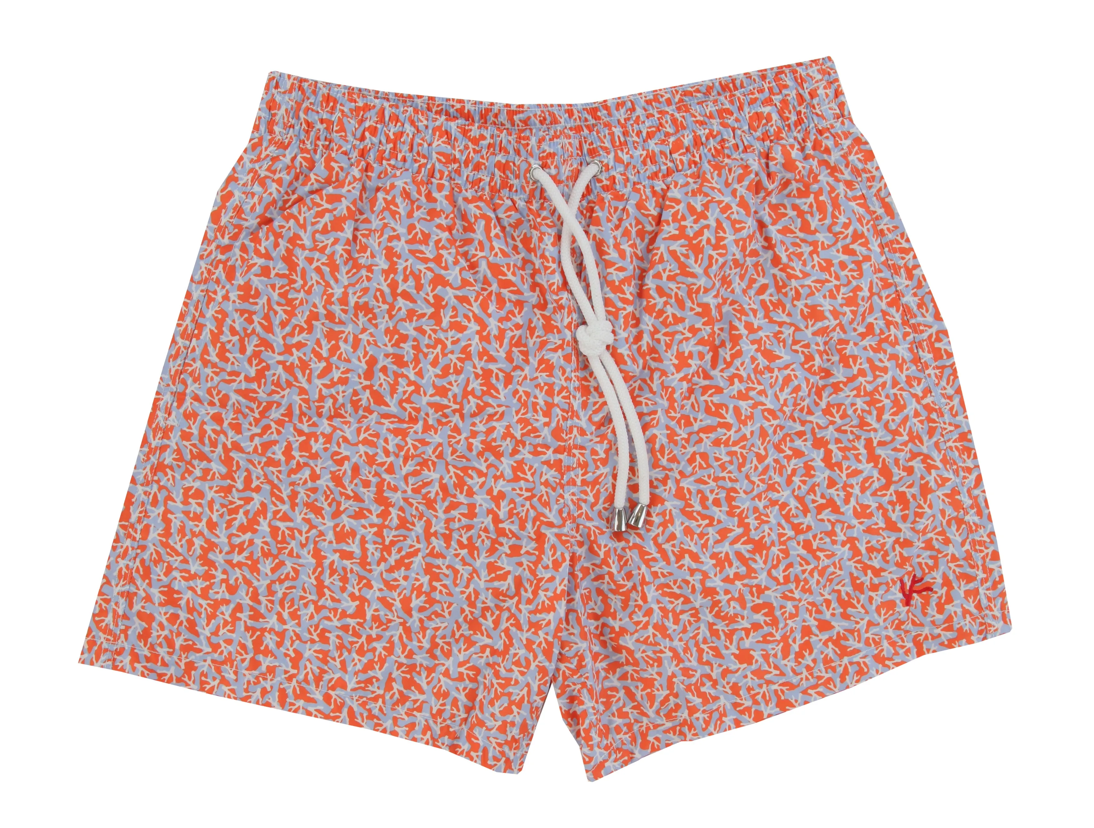 Isaia Orange Swim Shorts