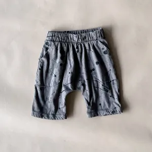 Ivan-Splatter Shorts | Walnut
