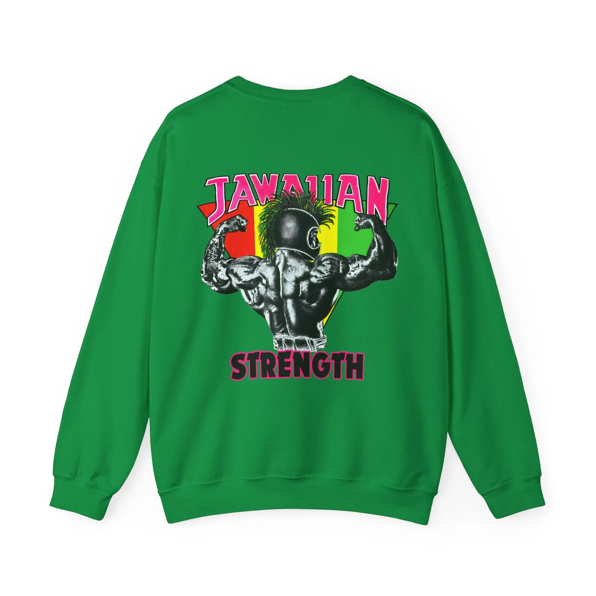 Jawaiian Strength Jawaiian Strenght Shirt Vintage Design 90s New Print Unisex Heavy Blend™ Crewneck Sweatshirt