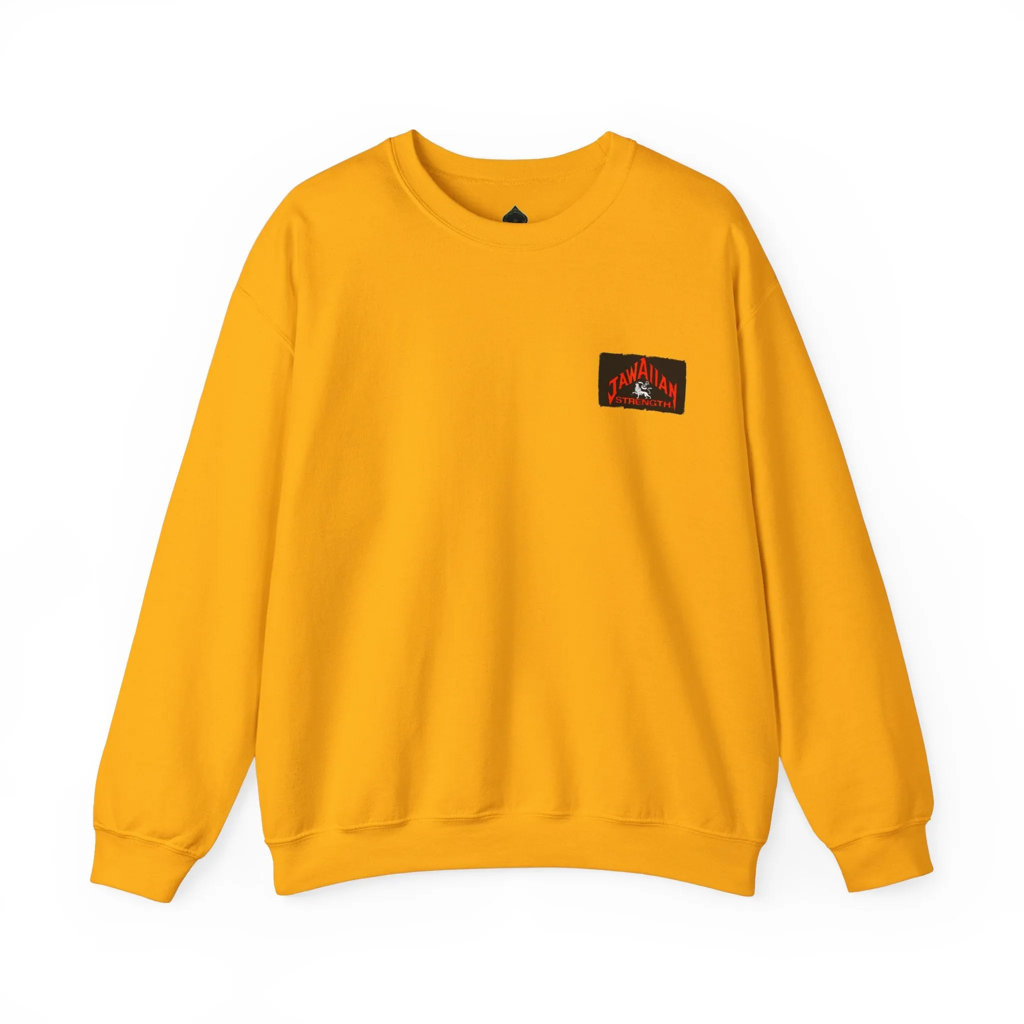 Jawaiian Strength Peace Jawaiian Style Vintage Design 90s New Print Unisex Heavy Blend™ Crewneck Sweatshirt