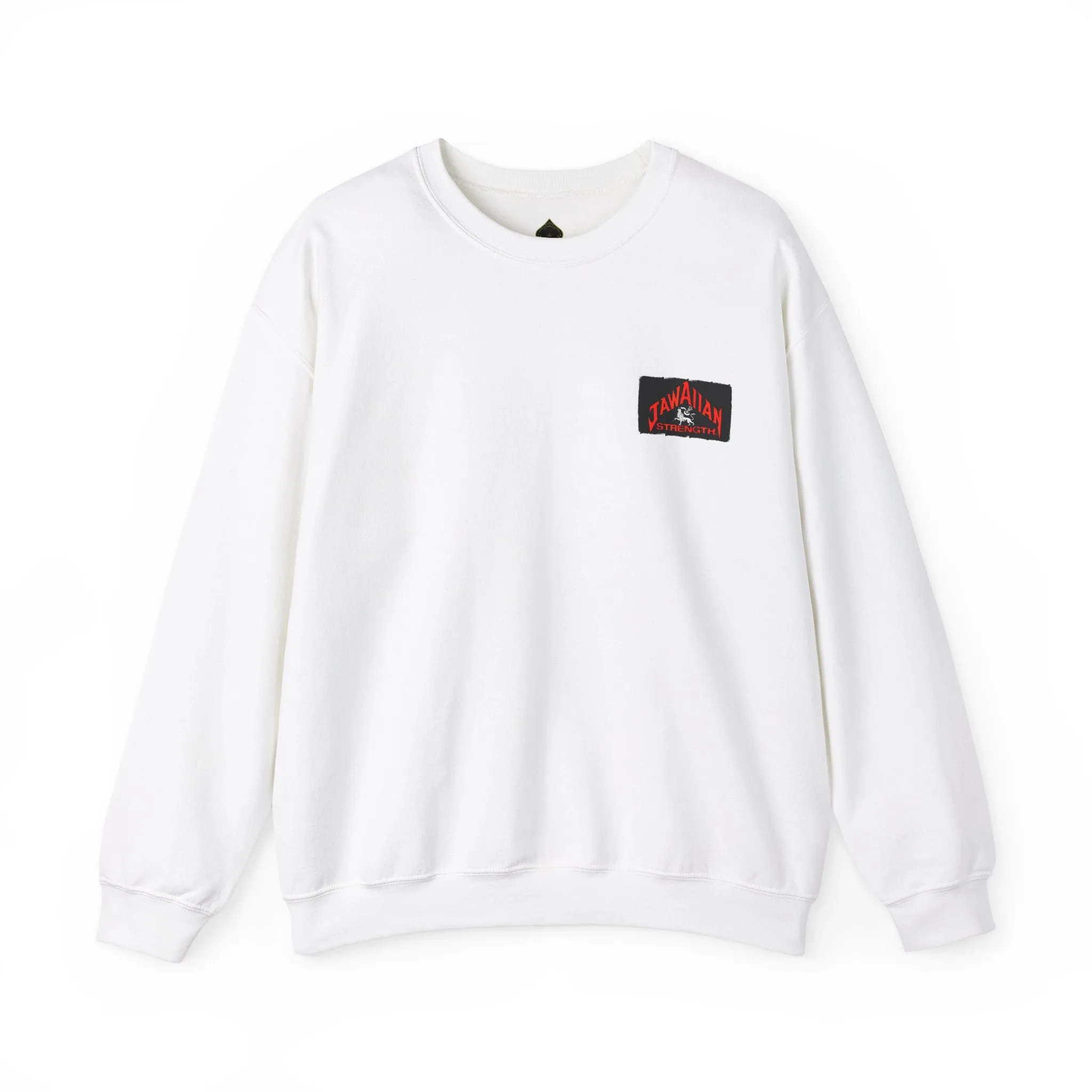 Jawaiian Strength Peace Jawaiian Style Vintage Design 90s New Print Unisex Heavy Blend™ Crewneck Sweatshirt