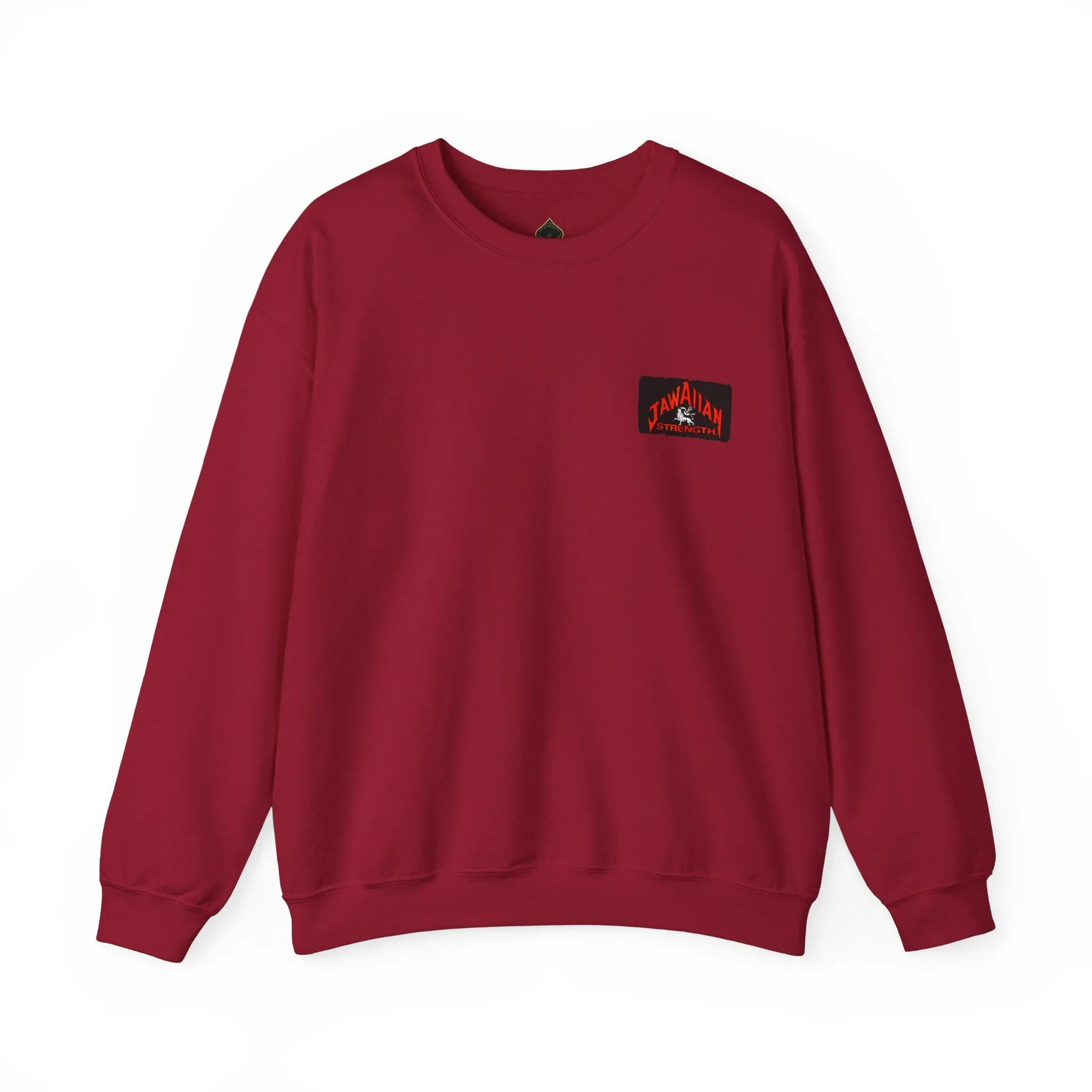 Jawaiian Strength Peace Jawaiian Style Vintage Design 90s New Print Unisex Heavy Blend™ Crewneck Sweatshirt