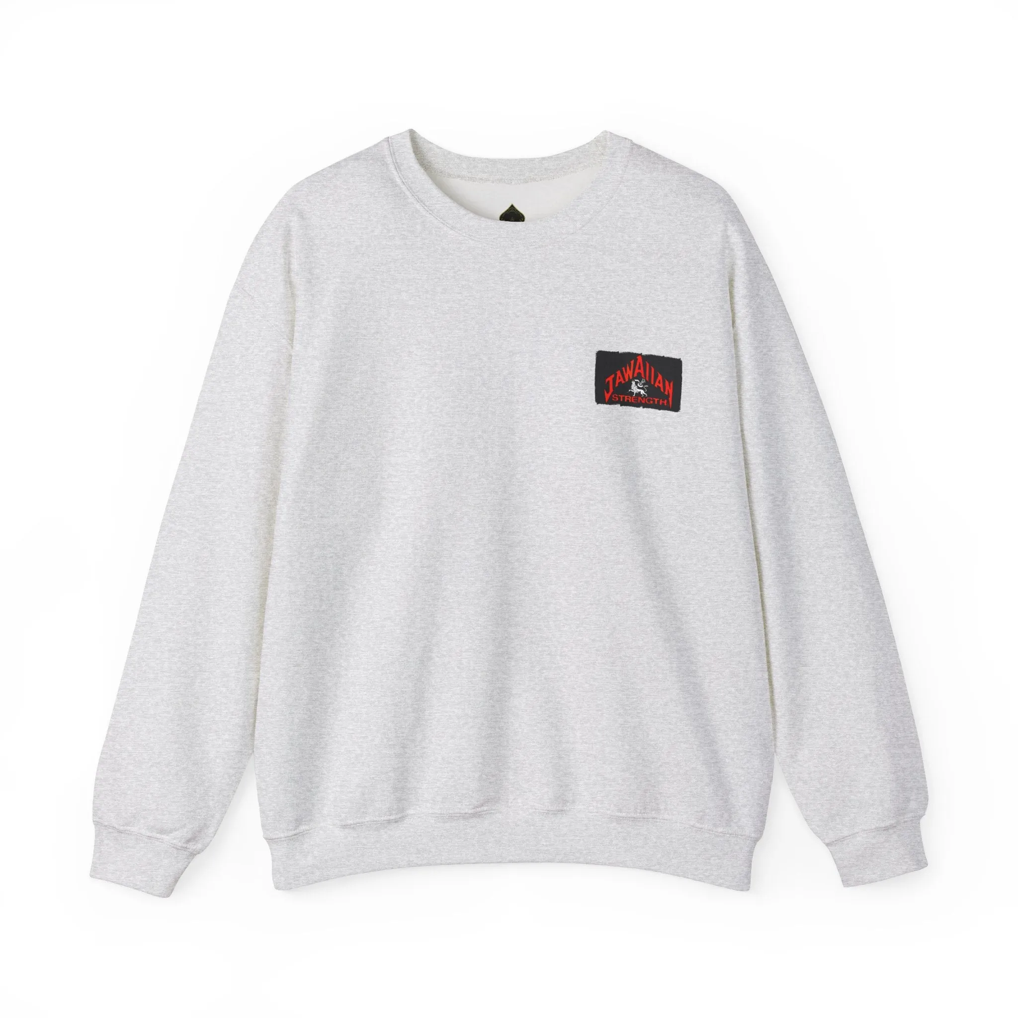 Jawaiian Strength Peace Jawaiian Style Vintage Design 90s New Print Unisex Heavy Blend™ Crewneck Sweatshirt