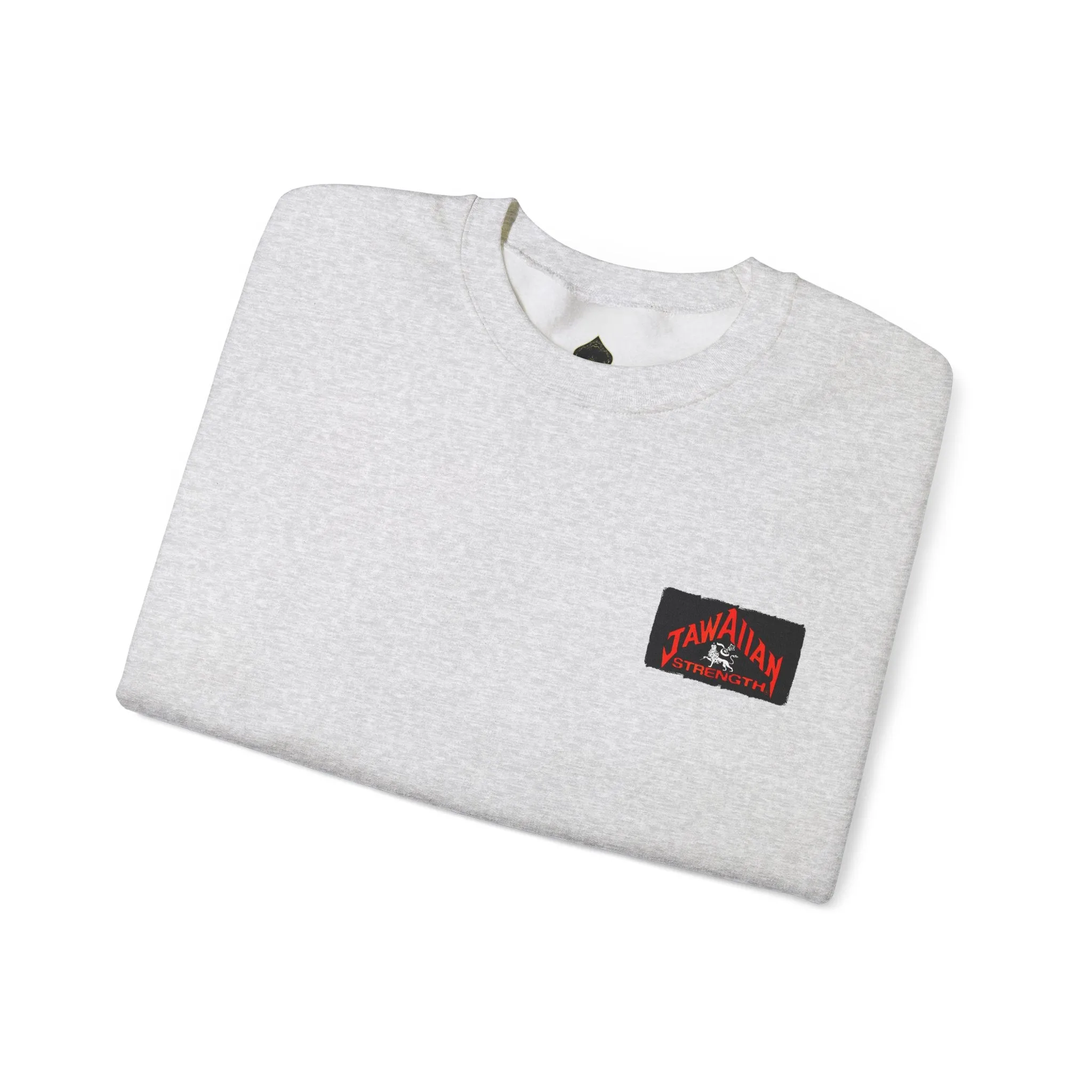 Jawaiian Strength Peace Jawaiian Style Vintage Design 90s New Print Unisex Heavy Blend™ Crewneck Sweatshirt
