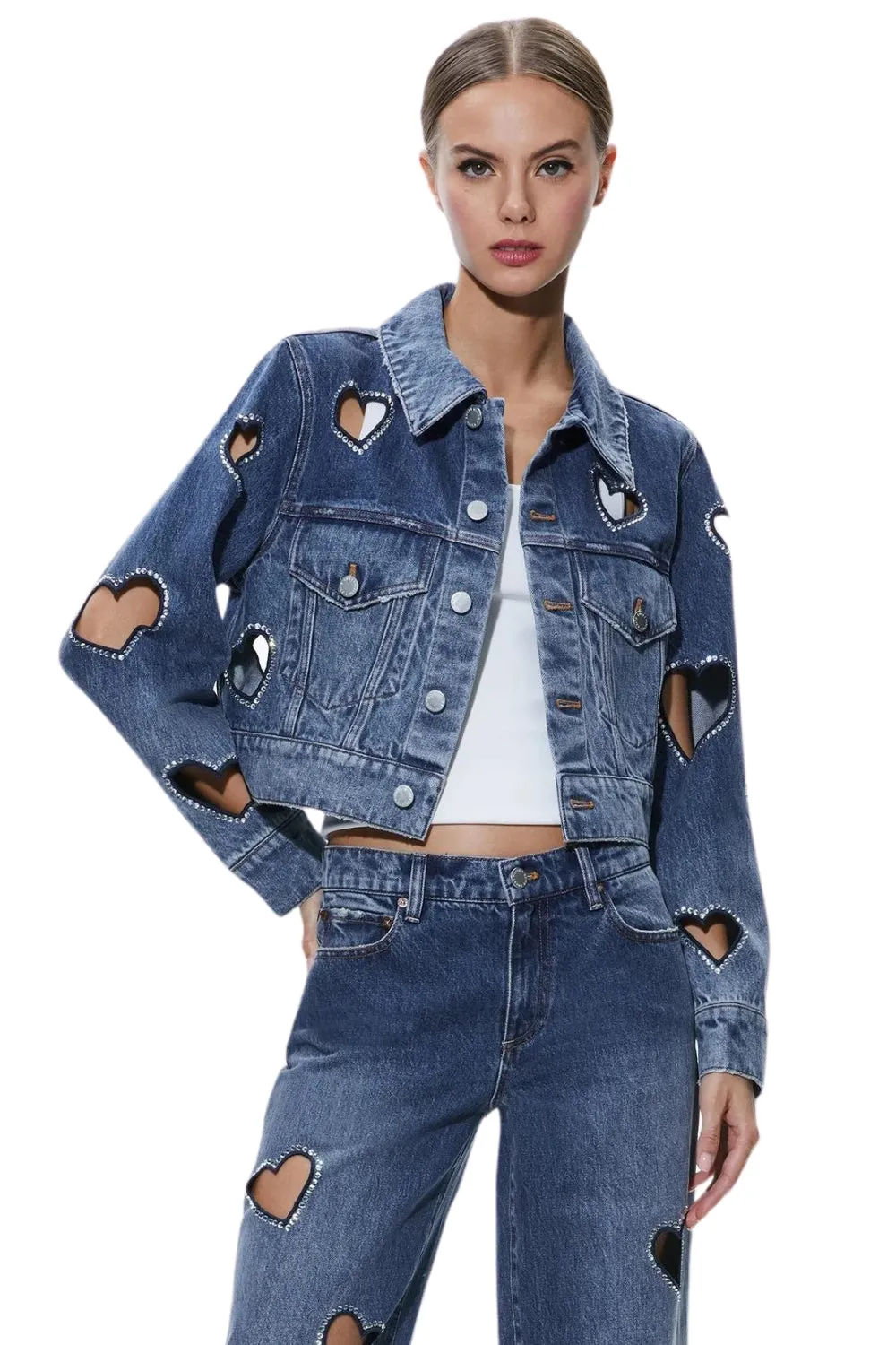 JEANS JEFF EMB OVSZD CRPD DENM J