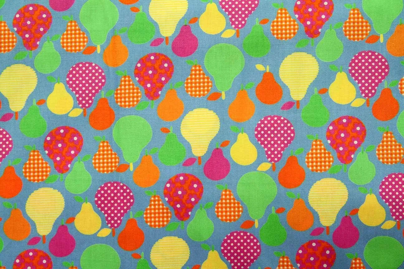 Jellybean Pears Green Patchwork / Craft Fabric