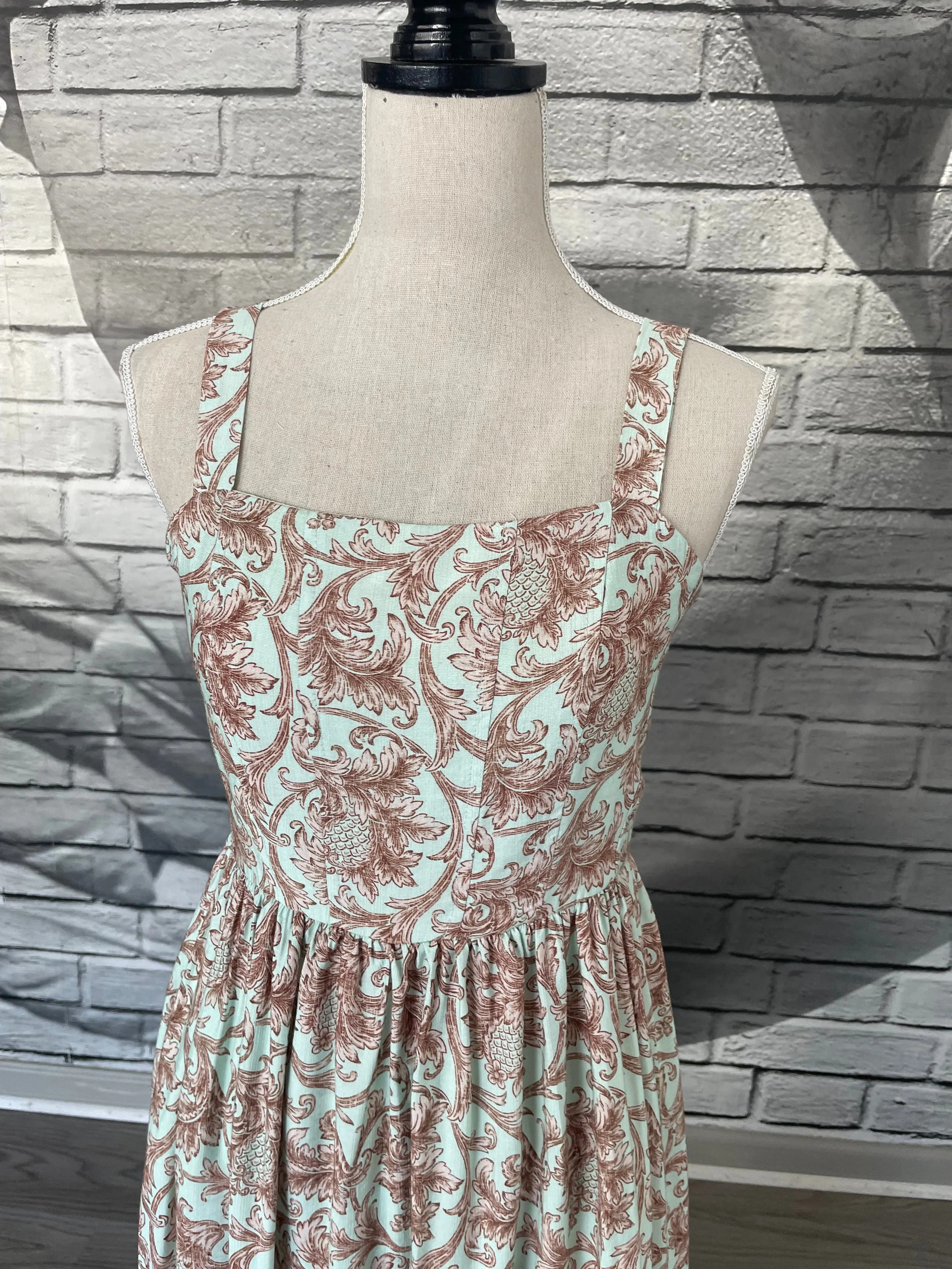 Jennifer Midi Dress in Light Teal