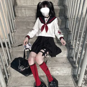 JK Sailor Uniform Heavy Industry Embroidery  yc28023