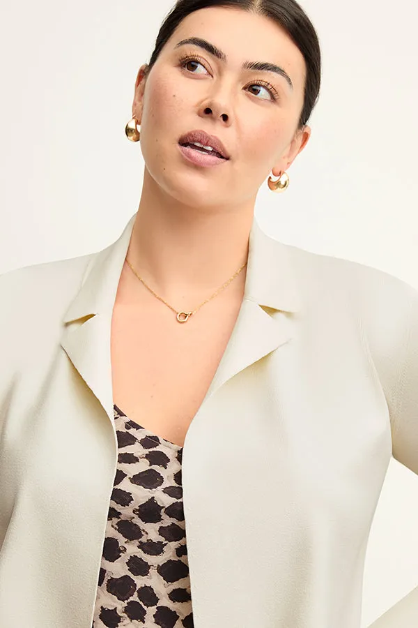 Jolie Lapel Jardigan :: Ivory