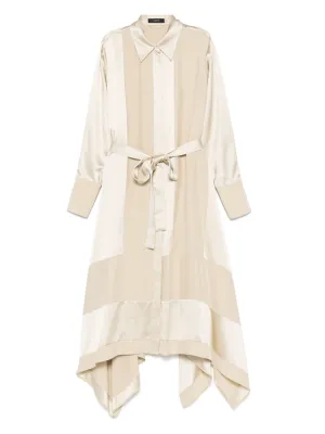 Joseph Light Beige långärmad klänning