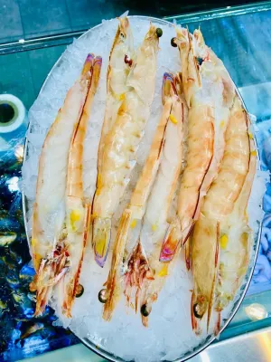 Jumbo Green King Prawns butterfly
