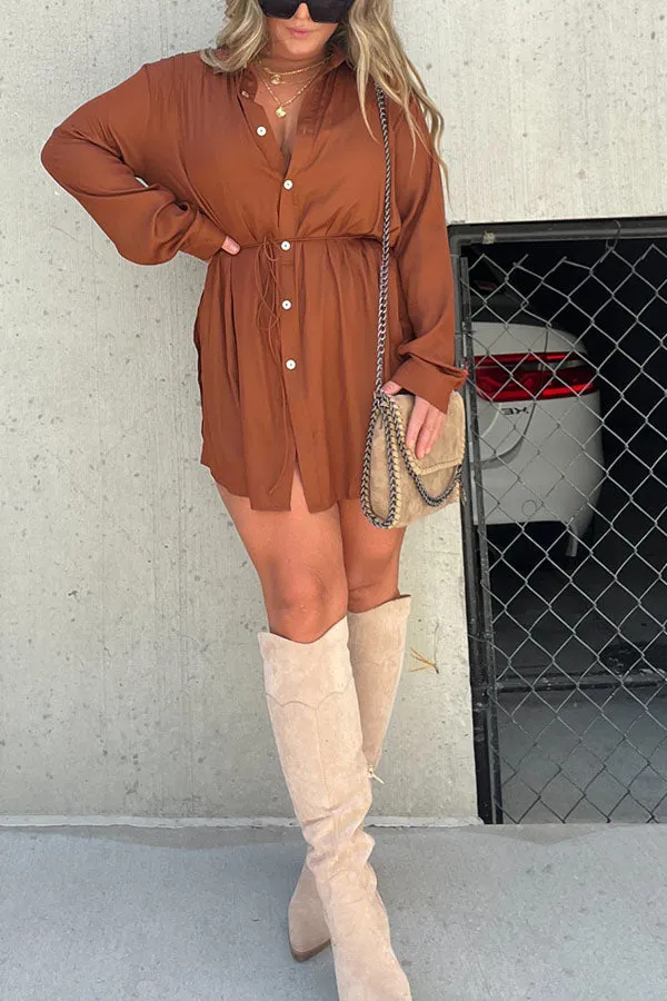 Kami Silky Shirt   Shorts Set