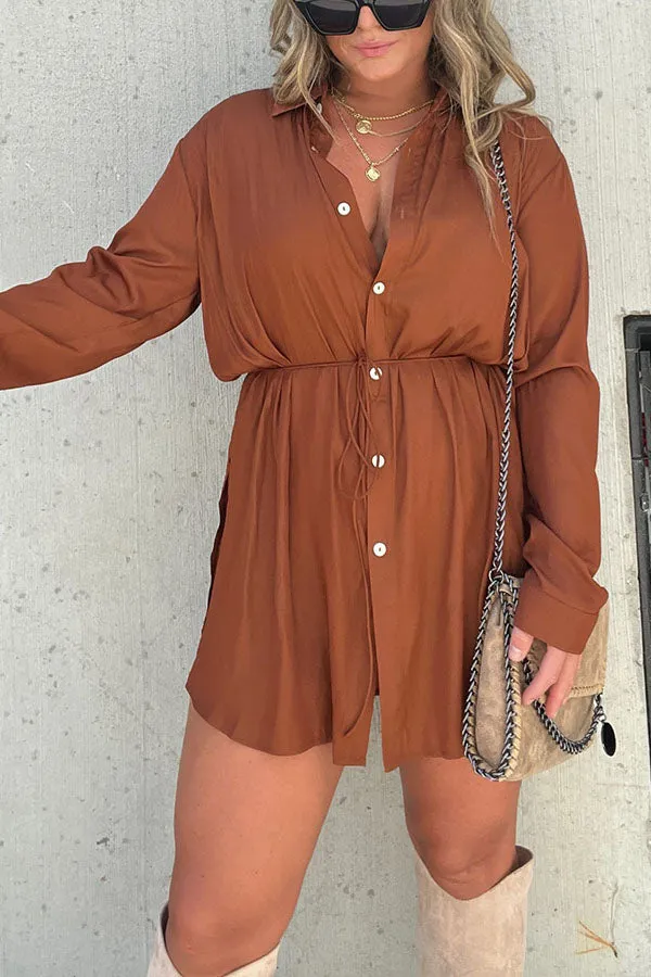 Kami Silky Shirt   Shorts Set