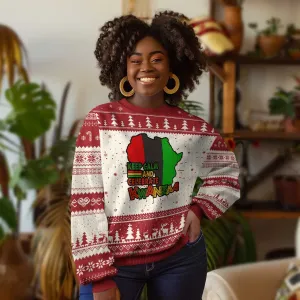 Keep Calm And Celebrate Kwanzaa Ugly Christmas Sweater African American Xmas Black Holiday TS11