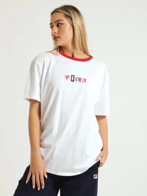 Kiara Oversized Tee - White