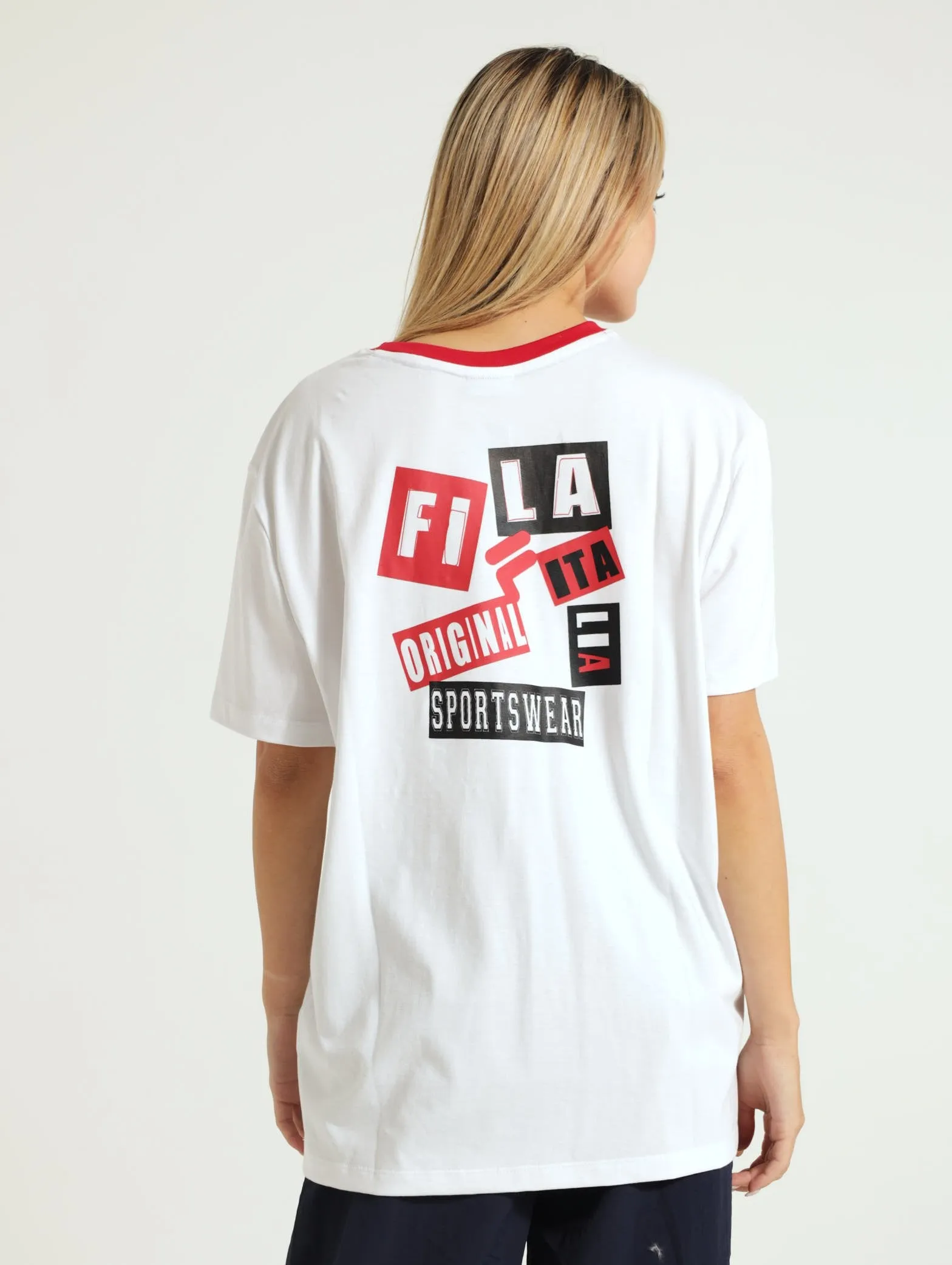 Kiara Oversized Tee - White