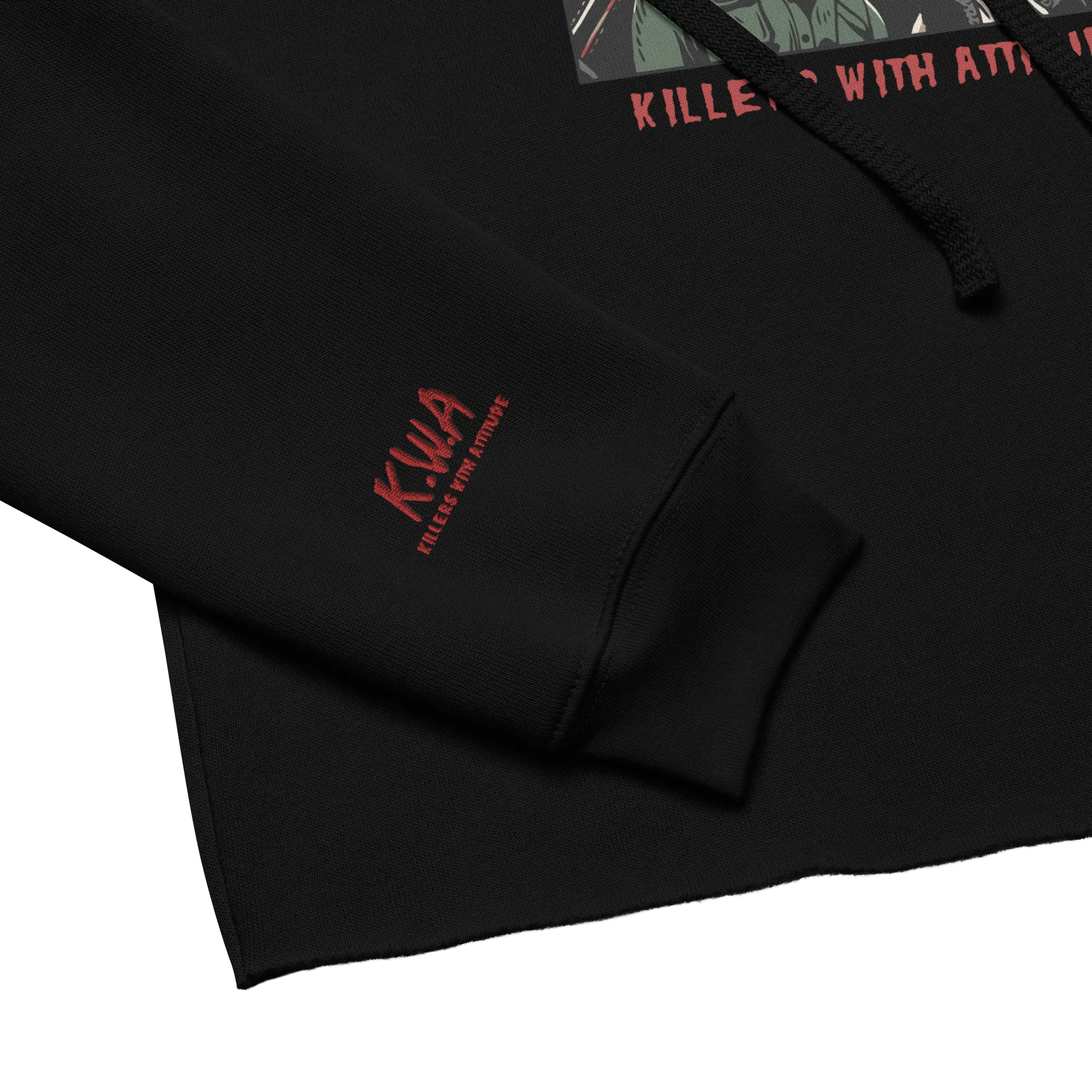 Killers with Attitude Ladies Crop Hoodie