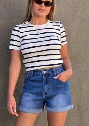 Kitchy Stripe Top