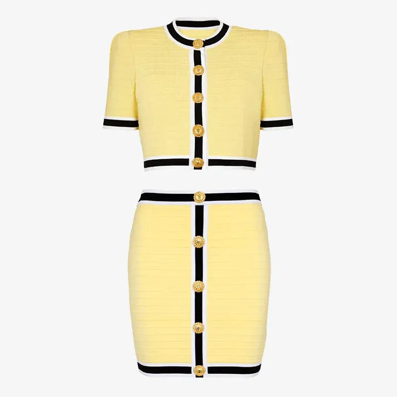 Knit Skirt Set Effortless Style for Summer