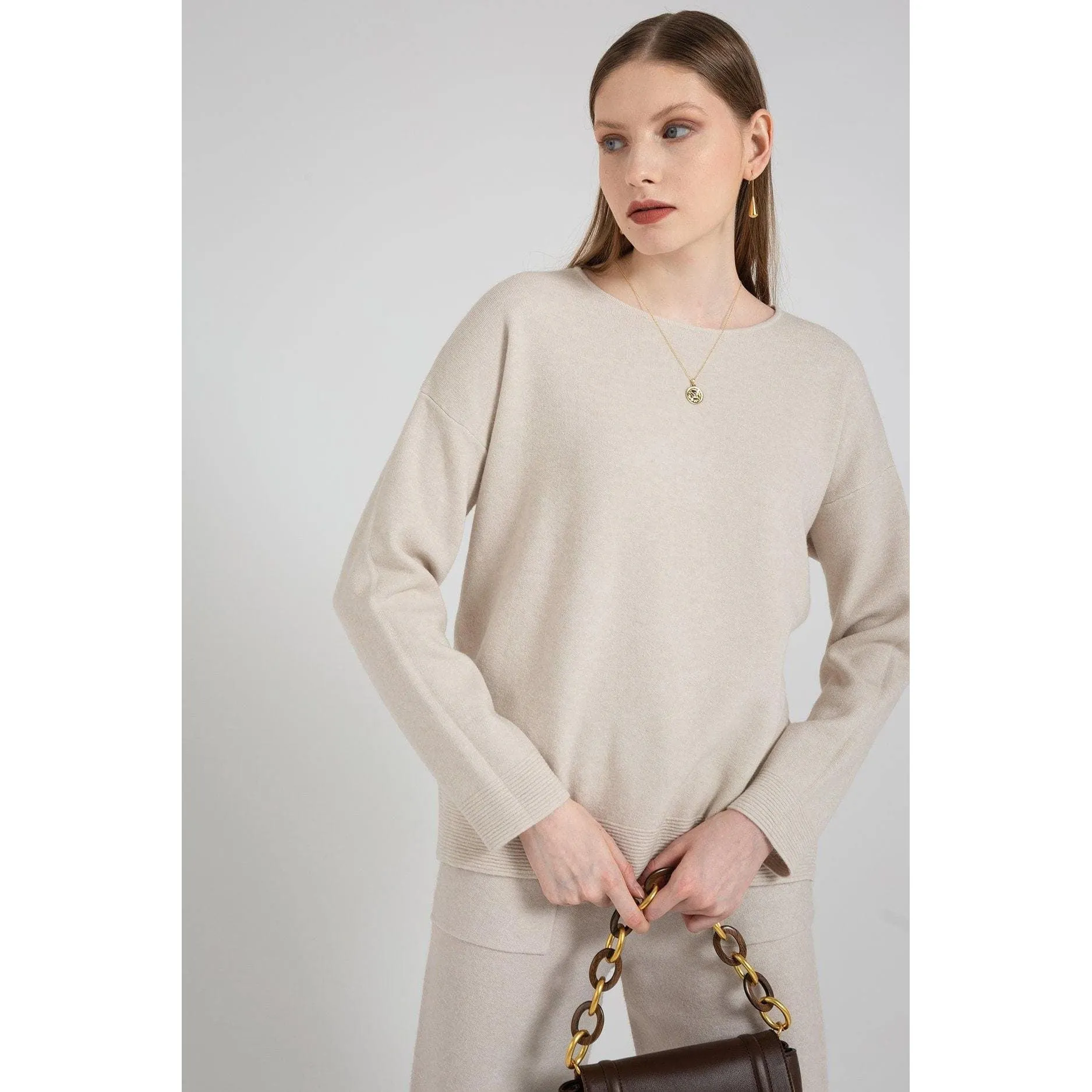 Knitted Oversize Sweater Pullover