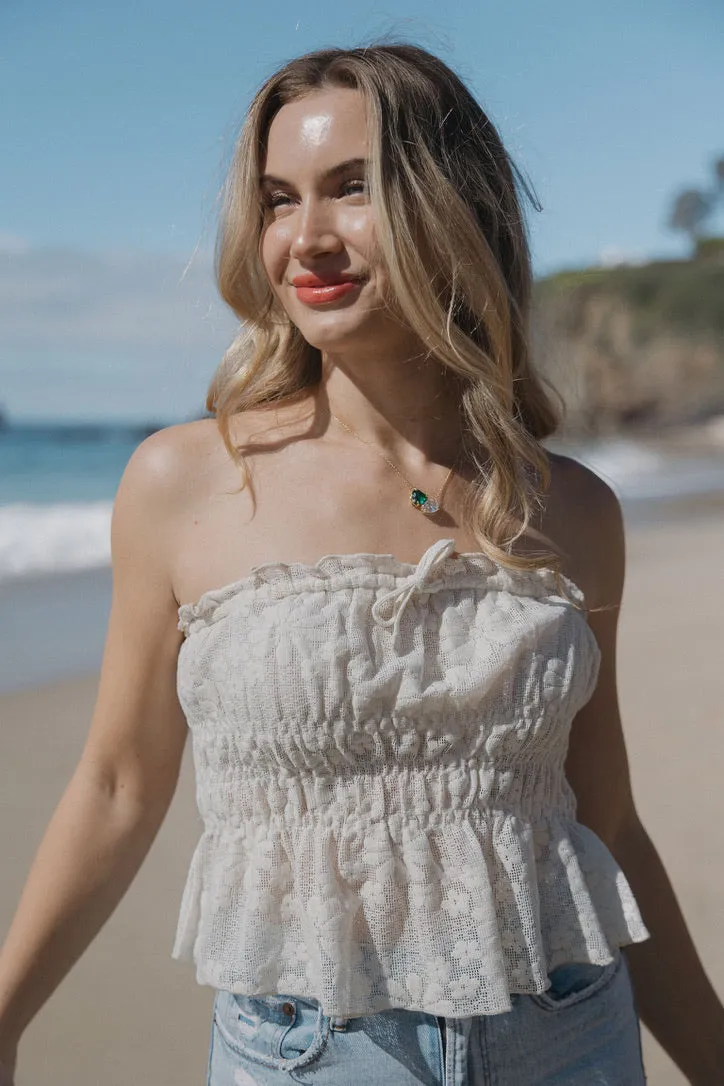 Lacey Strapless Top