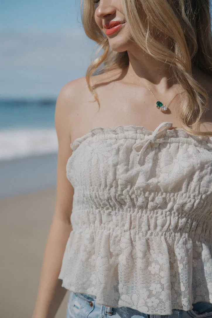 Lacey Strapless Top
