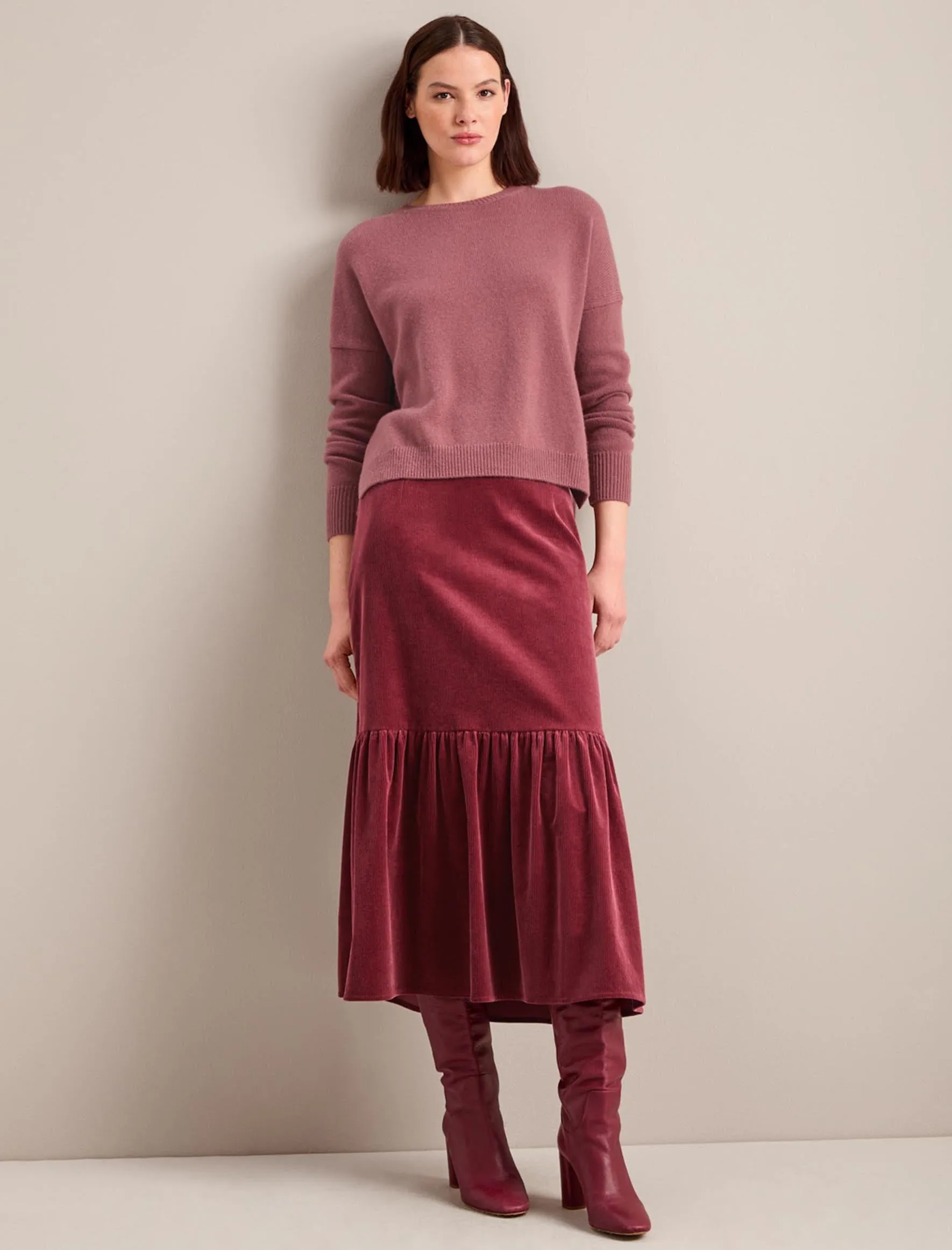 Lainey Cashmere Jumper - Blush