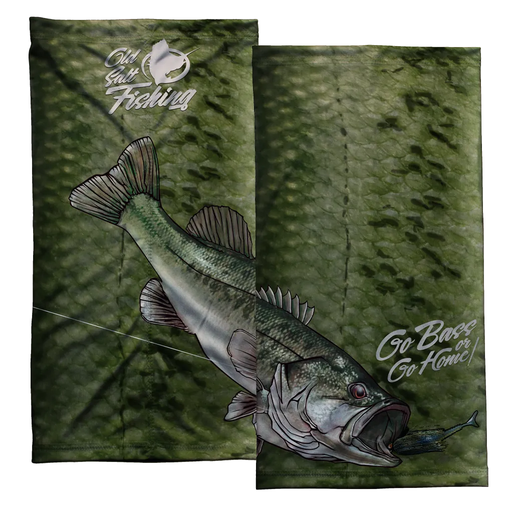 Large Mouth Bass Face Shield