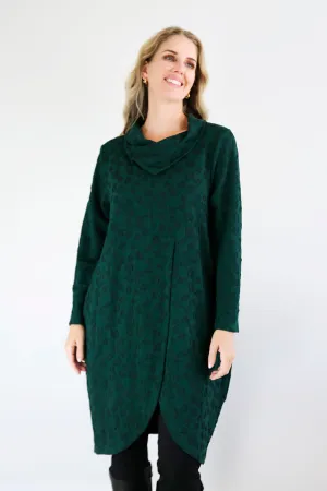 Larosela Front Slit Long sleeve Dress