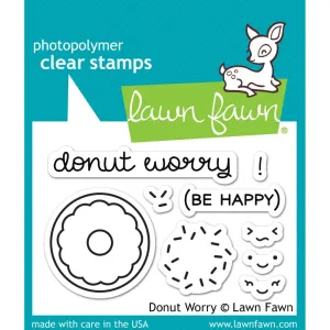 Lawn Fawn Stamp [Stamp & Die - PART] - Donut Worry